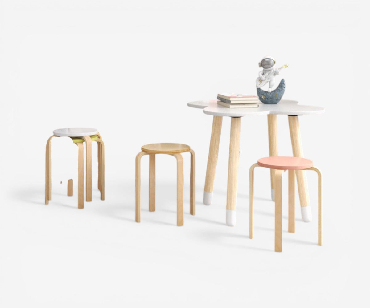 Arlo Bentwood Stool Set, view 6
