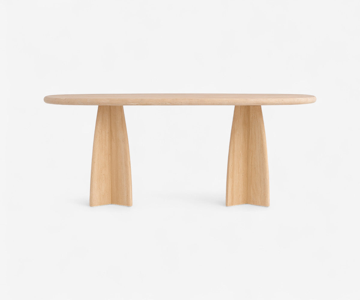 Isola Travertine Console