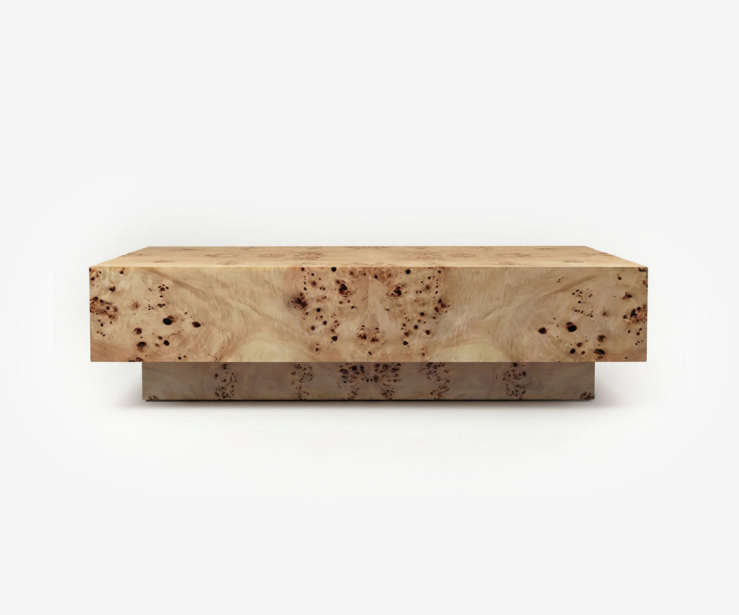 Burl Block Table