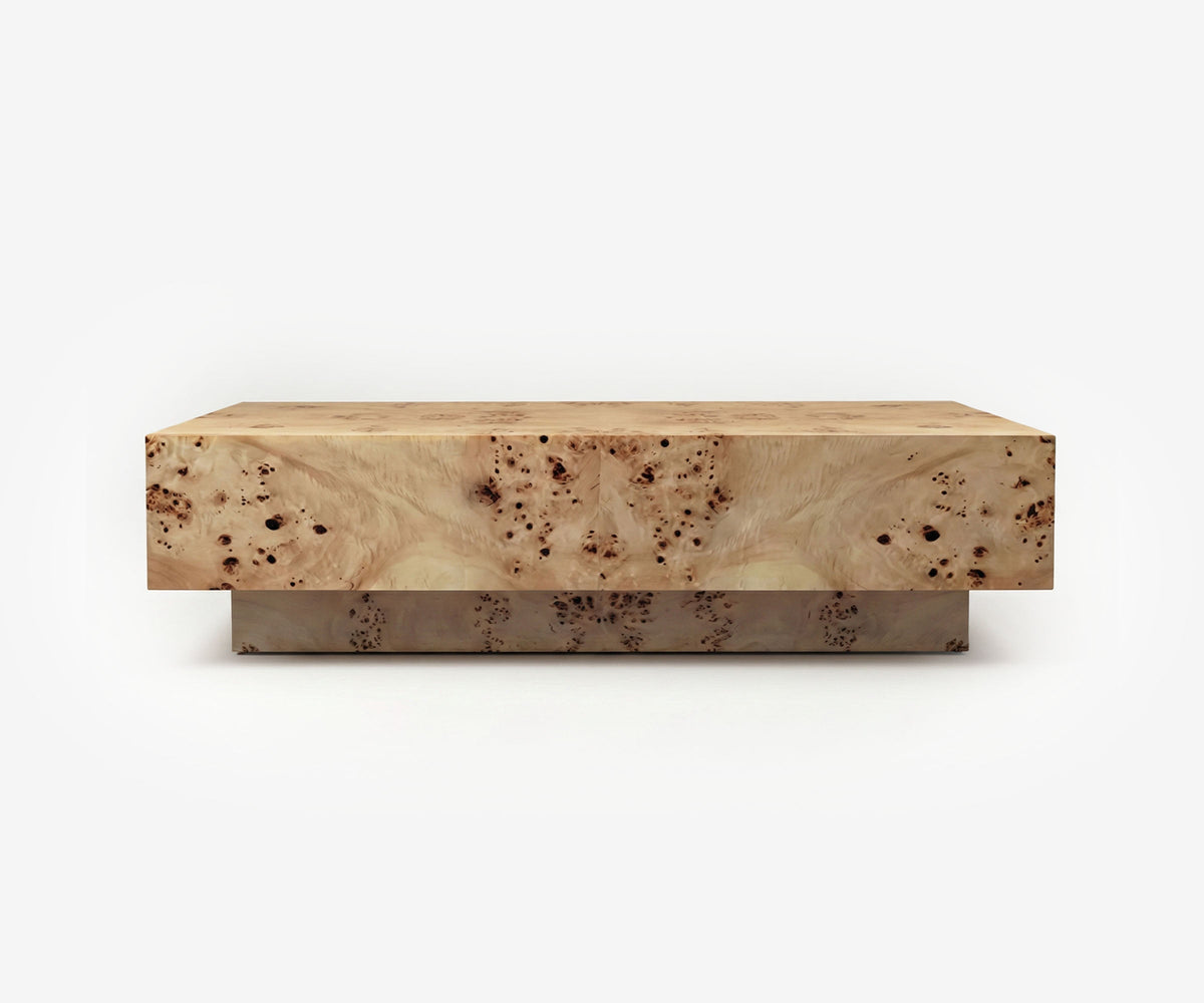 Burl Block Table