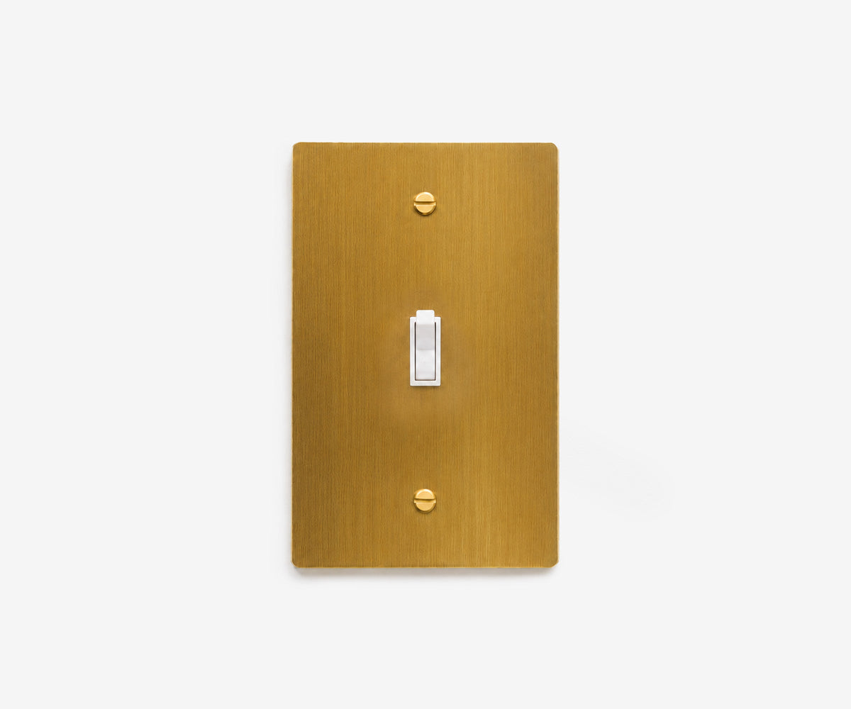 Solid Brass Switch Plate - 1 Gang, view 7