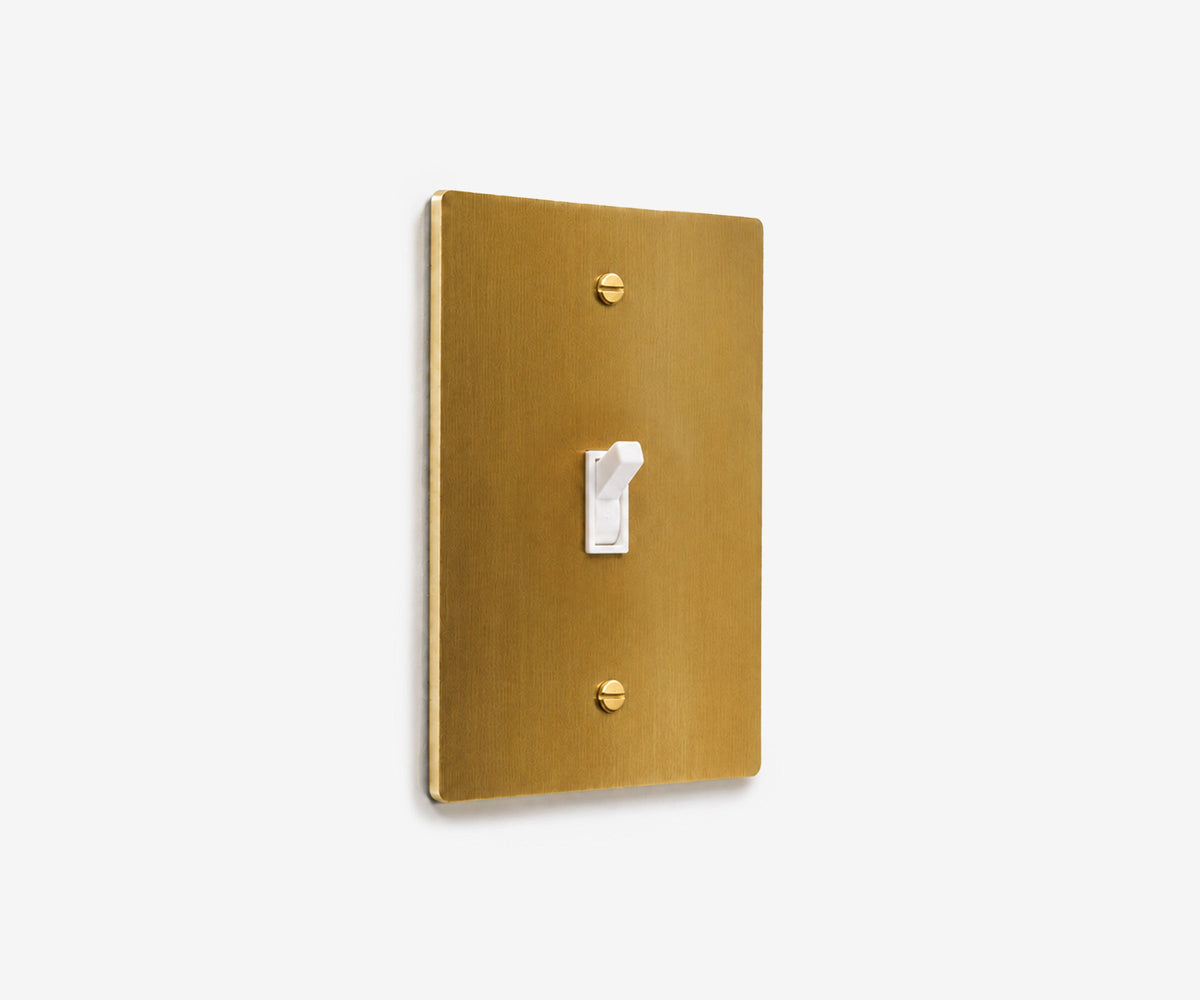 Solid Brass Switch Plate - 1 Gang, view 8