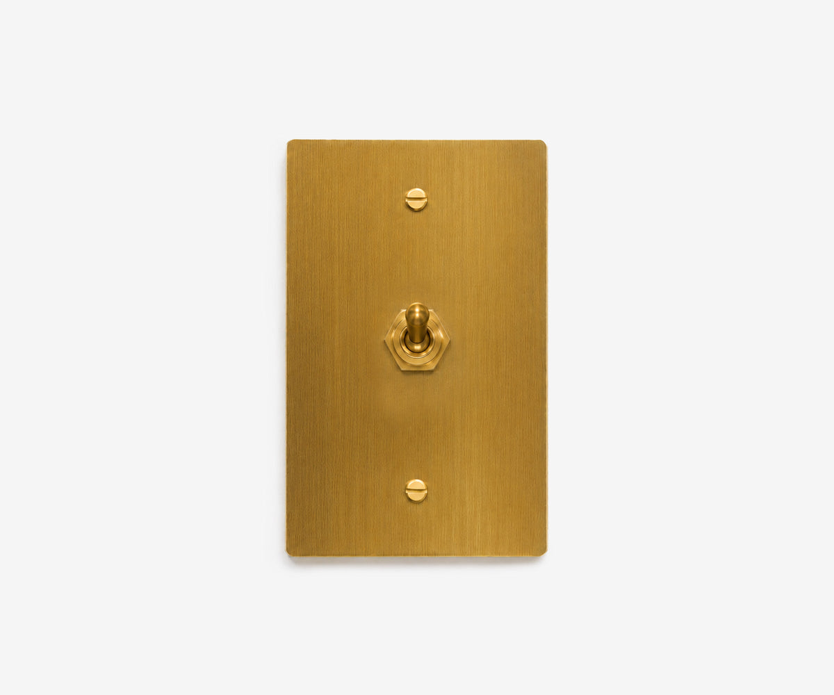 Solid Brass Switch Plate - 1 Gang, view 5