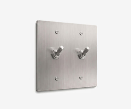Stainless Steel Switch Plate - 2 Gang, view 4