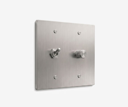 Stainless Steel Switch Plate - 2 Gang, view 6