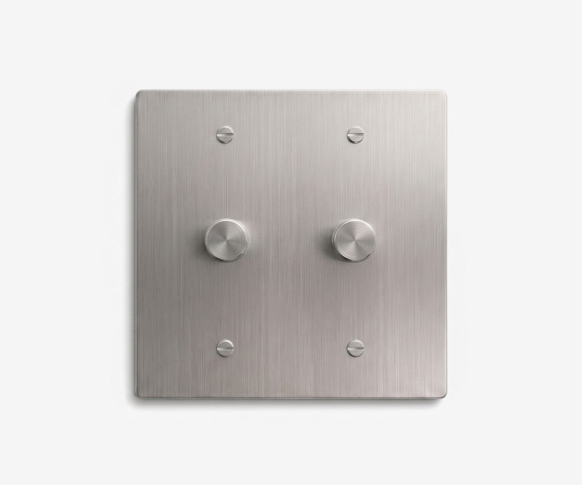 Stainless Steel Switch Plate - 2 Gang, view 9