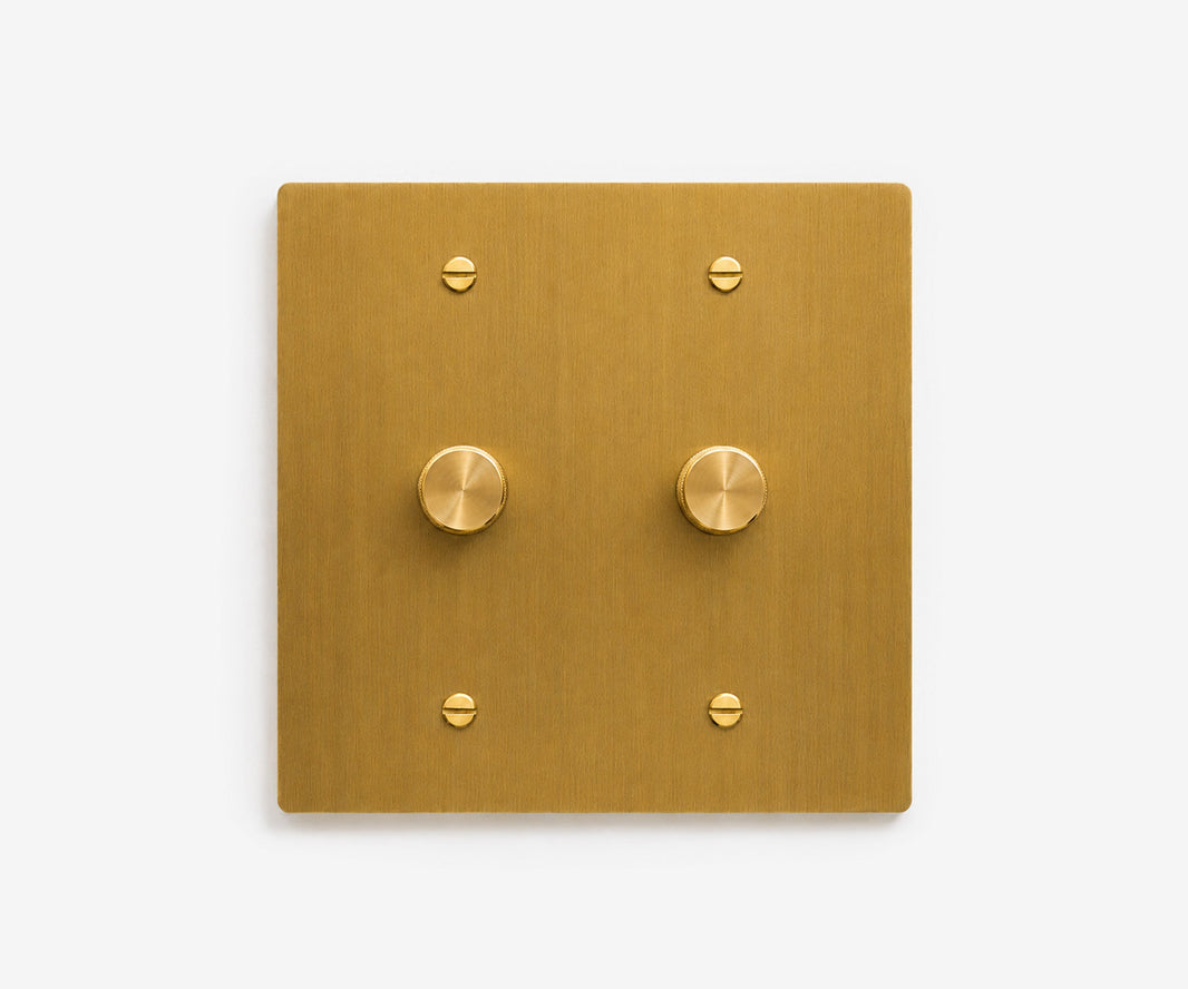 Solid Brass Switch Plate - 2 Gang, view 11
