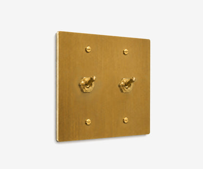 Solid Brass Switch Plate - 2 Gang, view 20