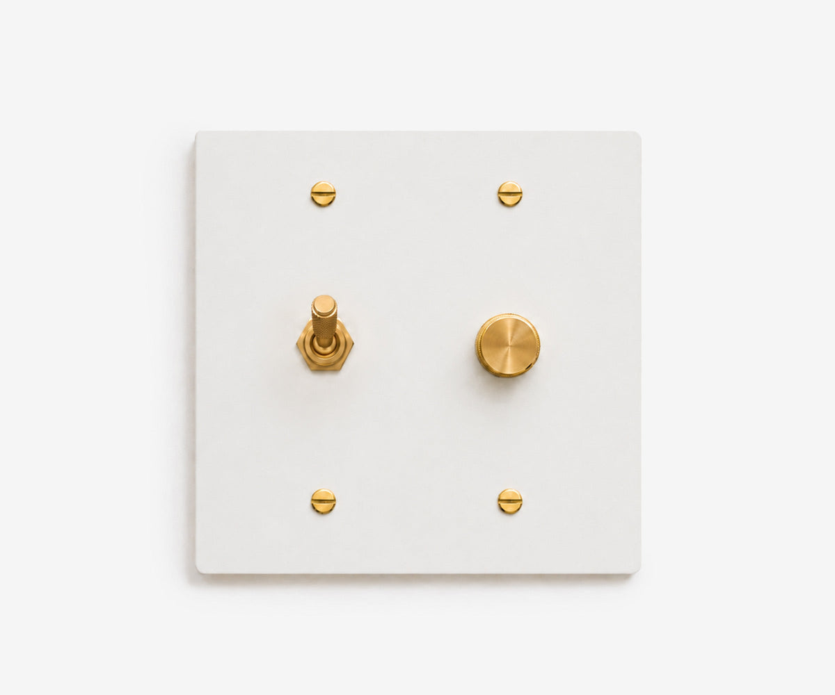 Stainless Steel Switch Plate - 2 Gang, view 23