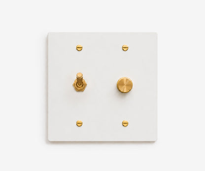 Stainless Steel Switch Plate - 2 Gang, view 23