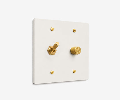 Stainless Steel Switch Plate - 2 Gang, view 24