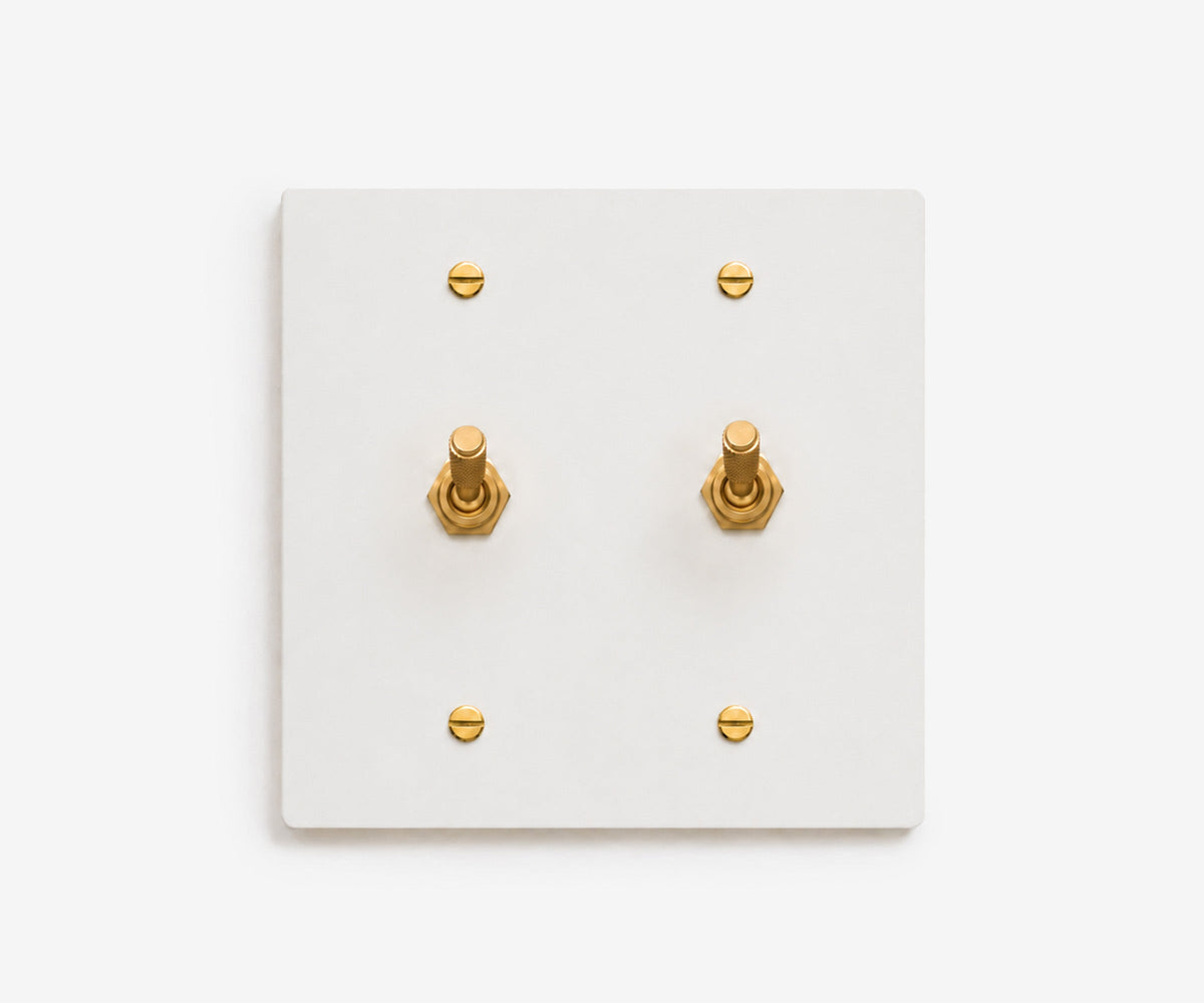 Stainless Steel Switch Plate - 2 Gang, view 25