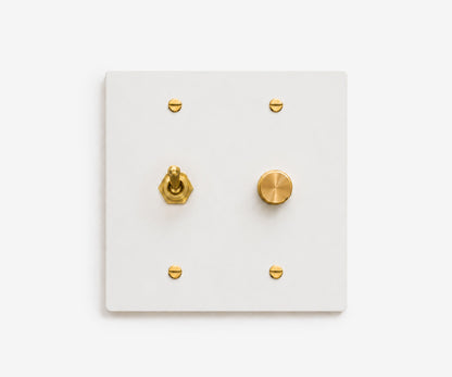 Stainless Steel Switch Plate - 2 Gang, view 27