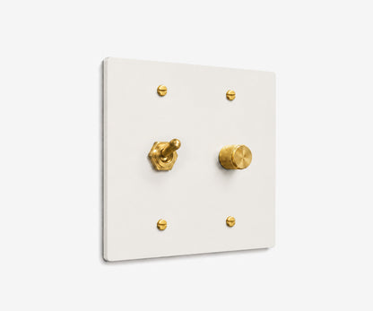 Stainless Steel Switch Plate - 2 Gang, view 28