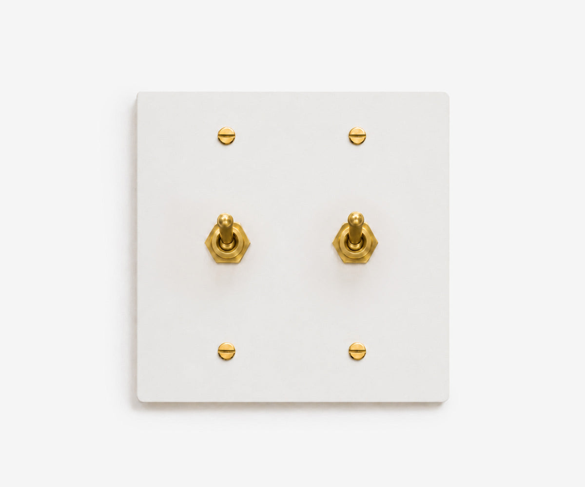 Stainless Steel Switch Plate - 2 Gang, view 29