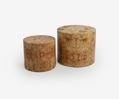 Burl Nesting Coffee Tables