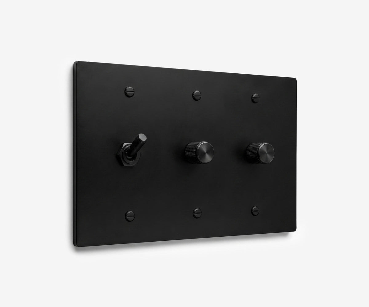 Stainless Steel Switch Plate - 3 Gang, view 18