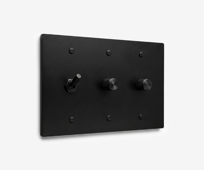 Stainless Steel Switch Plate - 3 Gang, view 18