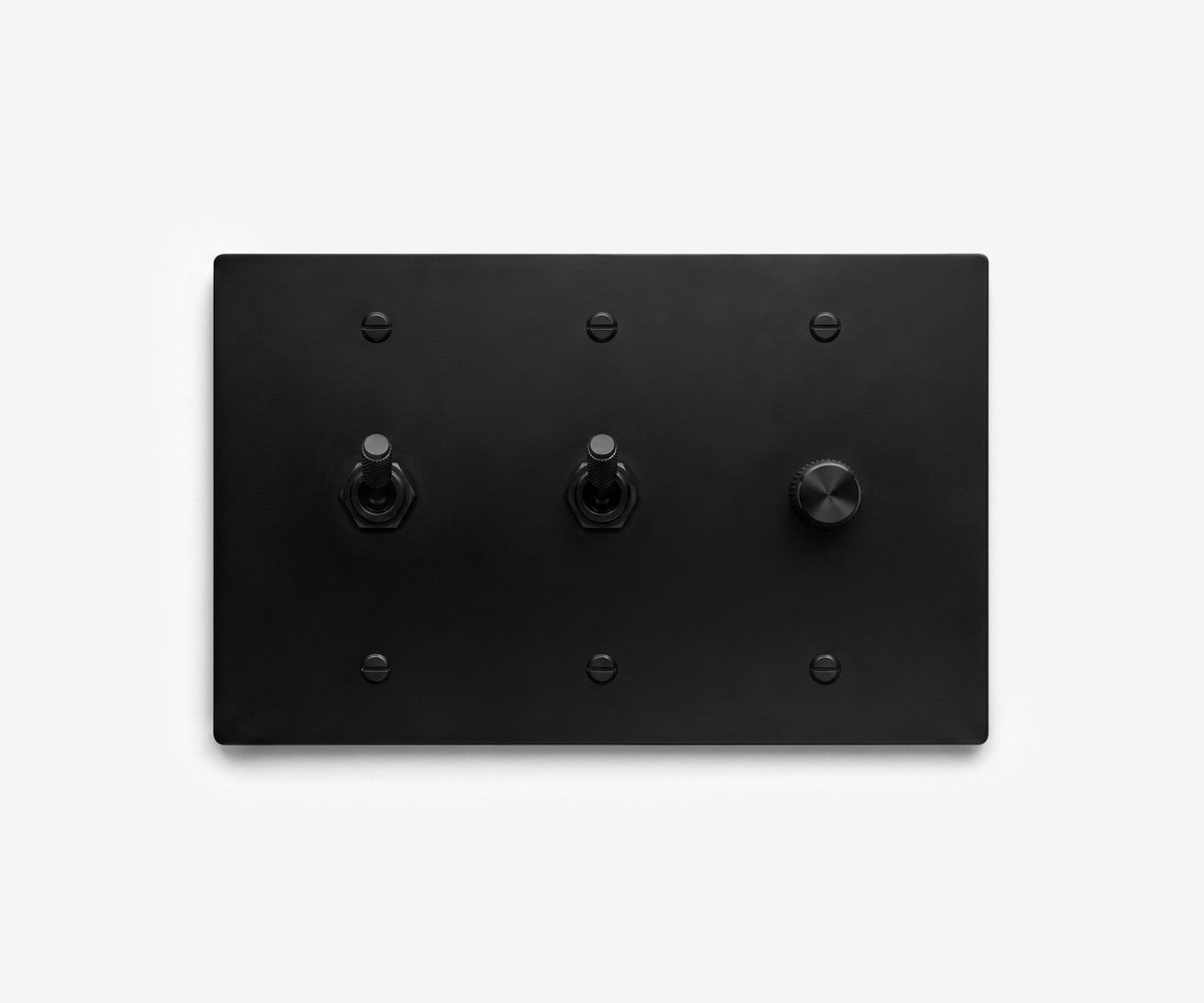 Stainless Steel Switch Plate - 3 Gang, view 19
