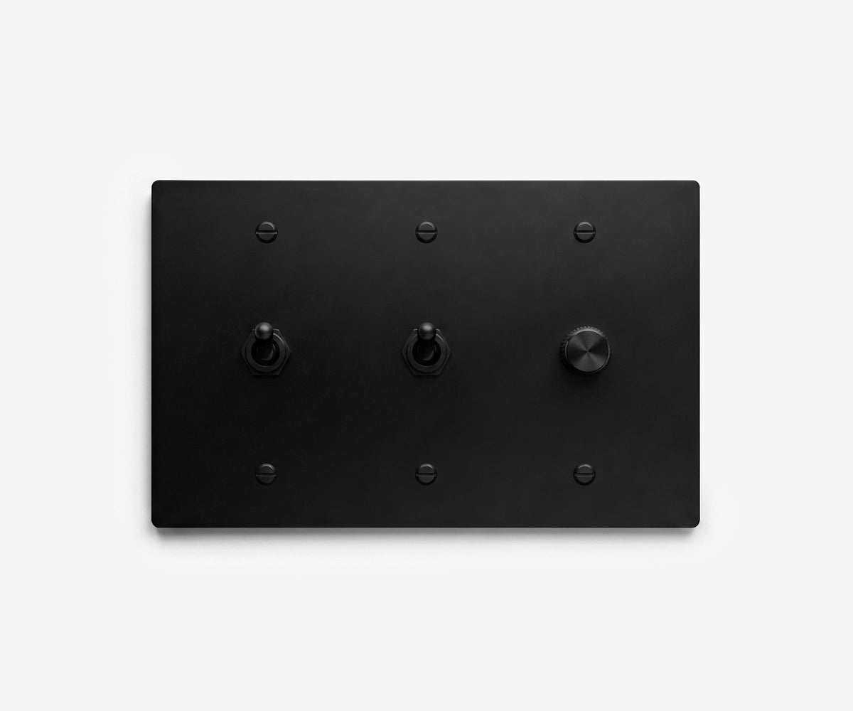 Stainless Steel Switch Plate - 3 Gang, view 25