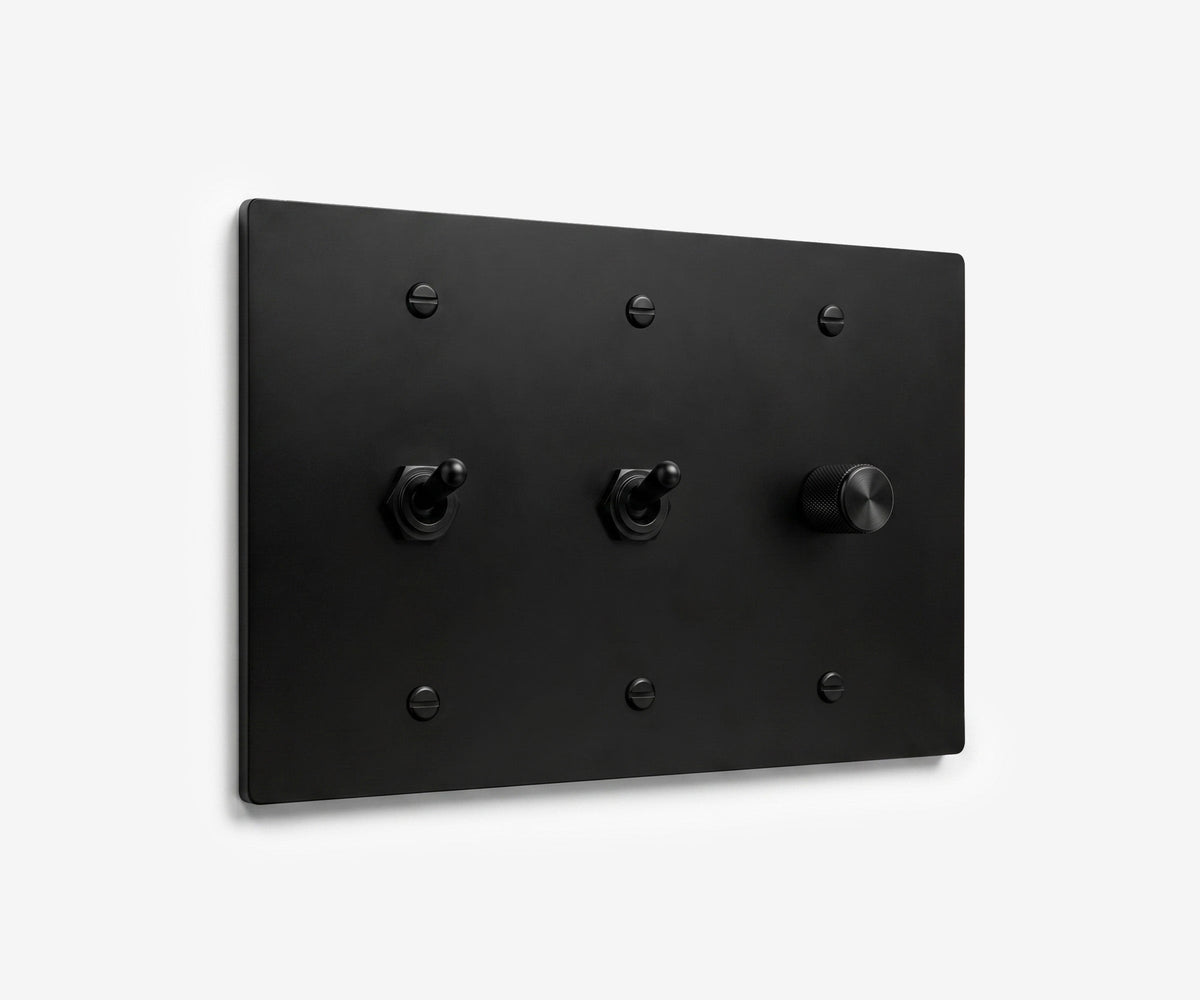 Stainless Steel Switch Plate - 3 Gang, view 26