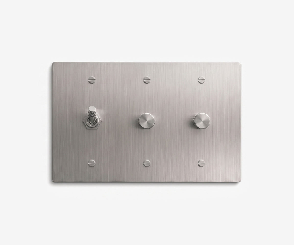 Stainless Steel Switch Plate - 3 Gang, view 29