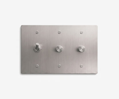 Stainless Steel Switch Plate - 3 Gang, view 29