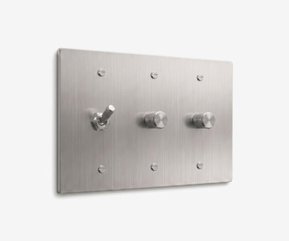 Stainless Steel Switch Plate - 3 Gang, view 30
