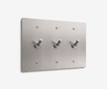 Stainless Steel Switch Plate - 3 Gang