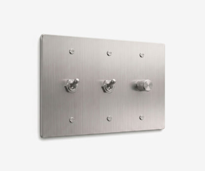 Stainless Steel Switch Plate - 3 Gang