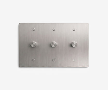 Stainless Steel Switch Plate - 3 Gang