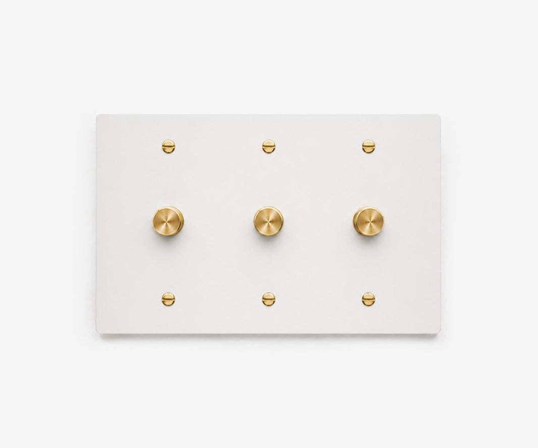 Stainless Steel Switch Plate - 3 Gang