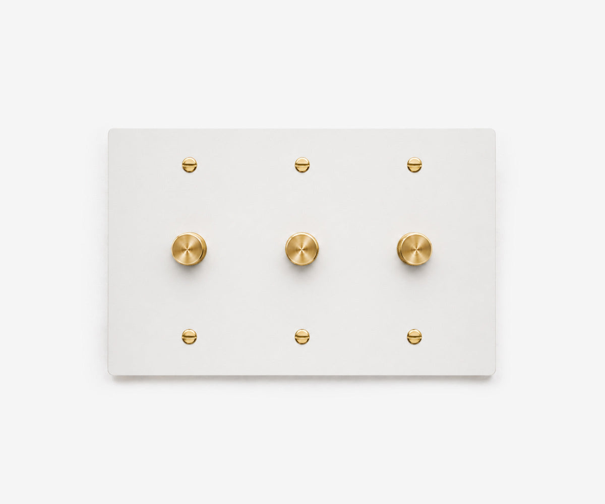 Stainless Steel Switch Plate - 3 Gang