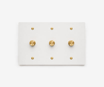 Stainless Steel Switch Plate - 3 Gang