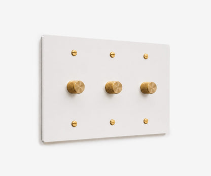 Stainless Steel Switch Plate - 3 Gang, view 2