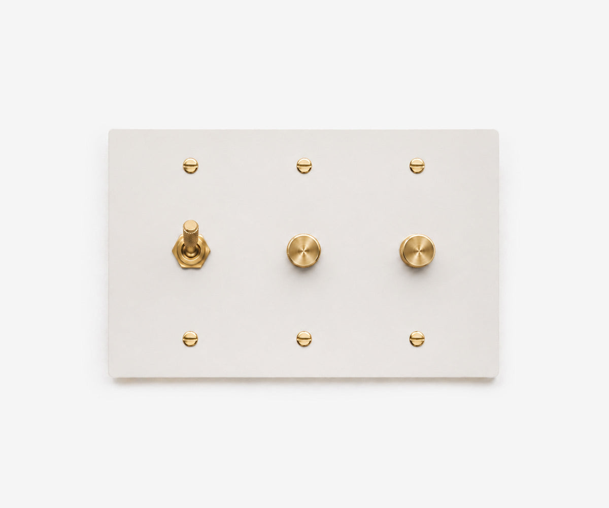 Stainless Steel Switch Plate - 3 Gang, view 3