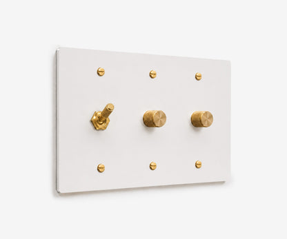 Stainless Steel Switch Plate - 3 Gang, view 4