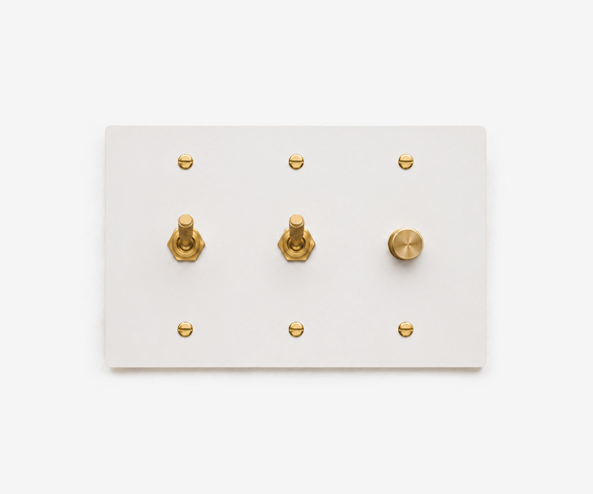 Stainless Steel Switch Plate - 3 Gang, view 5