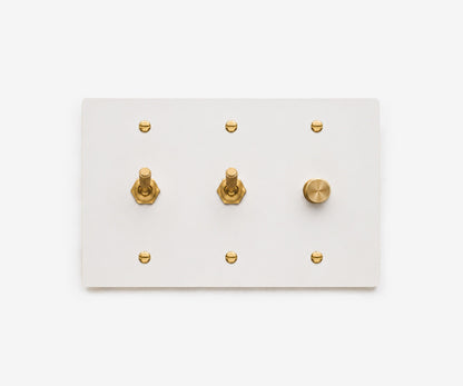 Stainless Steel Switch Plate - 3 Gang, view 5