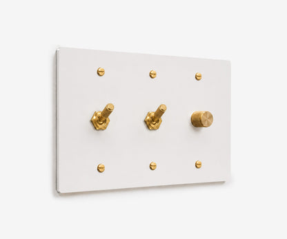 Stainless Steel Switch Plate - 3 Gang, view 6