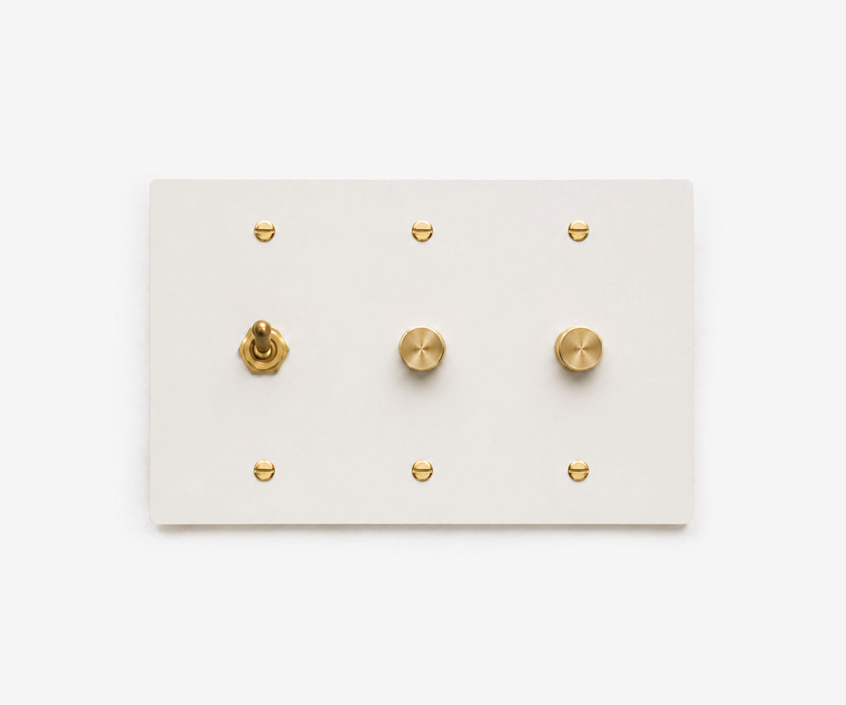 Stainless Steel Switch Plate - 3 Gang, view 9