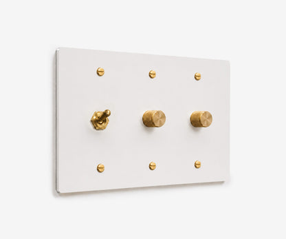 Stainless Steel Switch Plate - 3 Gang, view 10