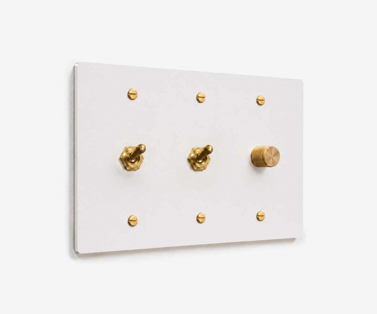 Stainless Steel Switch Plate - 3 Gang, view 12
