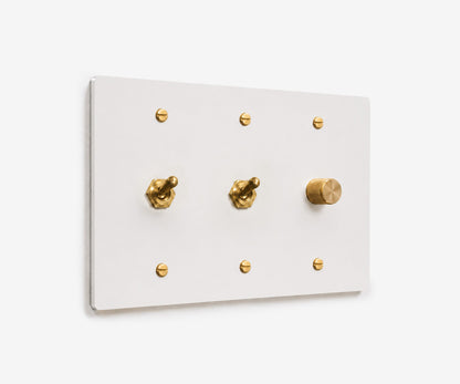 Stainless Steel Switch Plate - 3 Gang, view 12