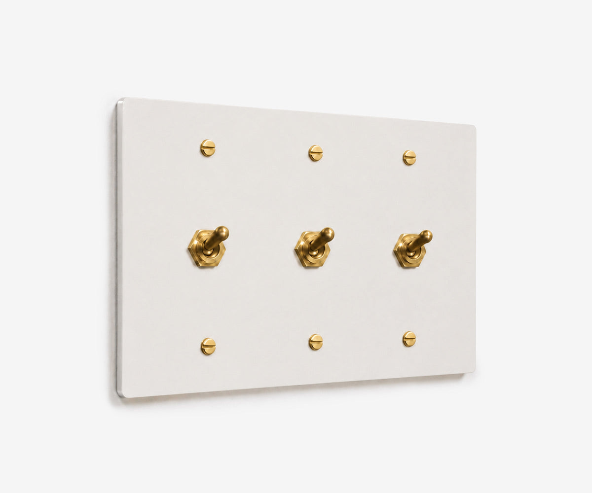 Stainless Steel Switch Plate - 3 Gang, view 14
