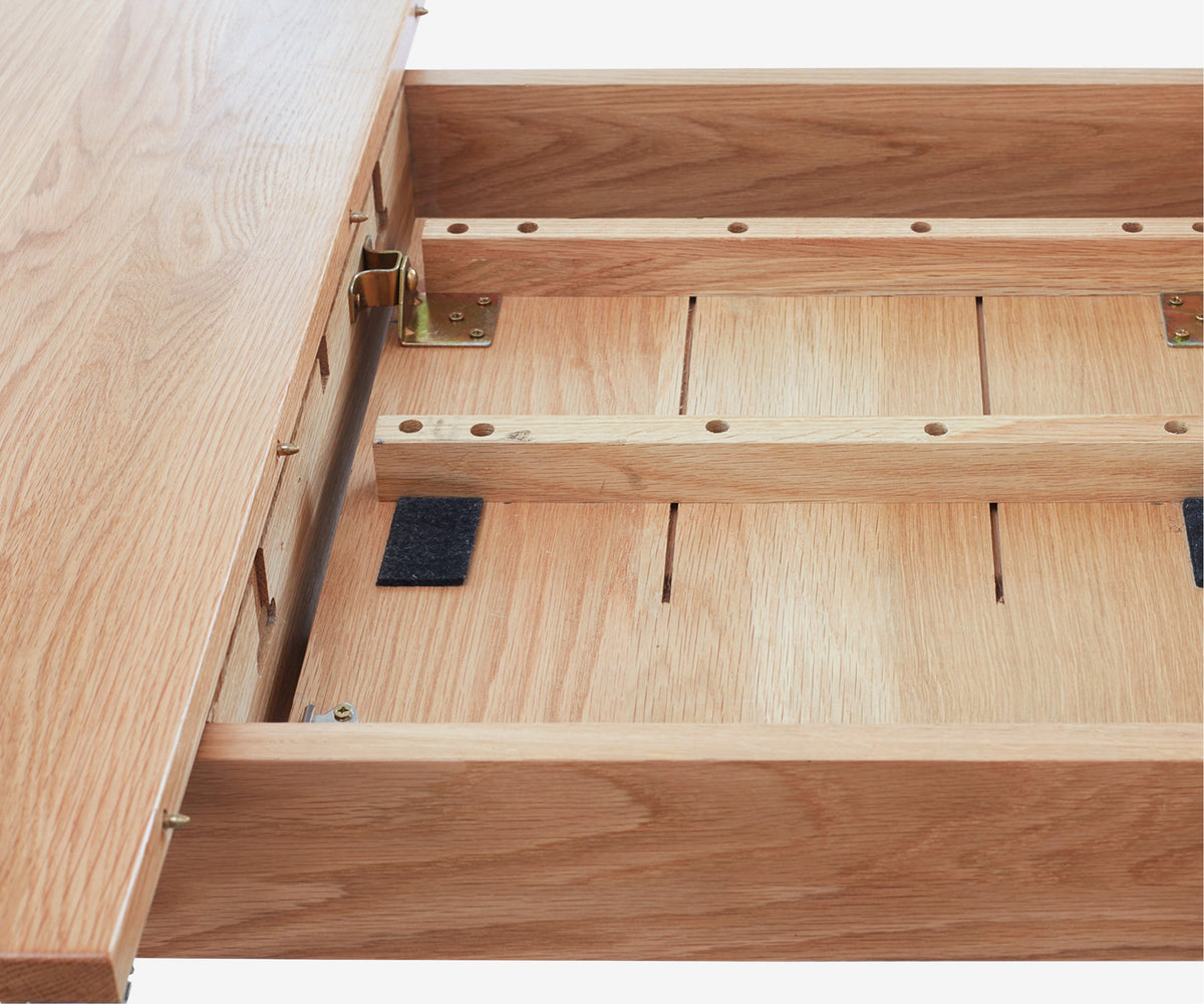Expandable Oak Dining Table, view 4