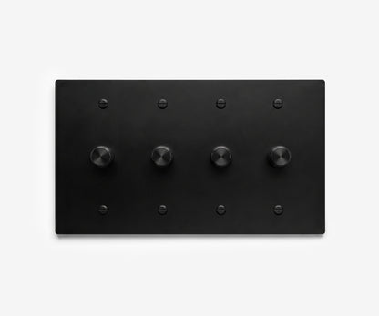 Stainless Steel Switch Plate - 4 Gang