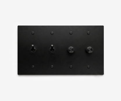 Stainless Steel Switch Plate - 4 Gang, view 5