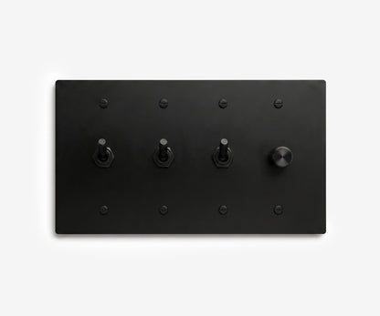 Stainless Steel Switch Plate - 4 Gang, view 7