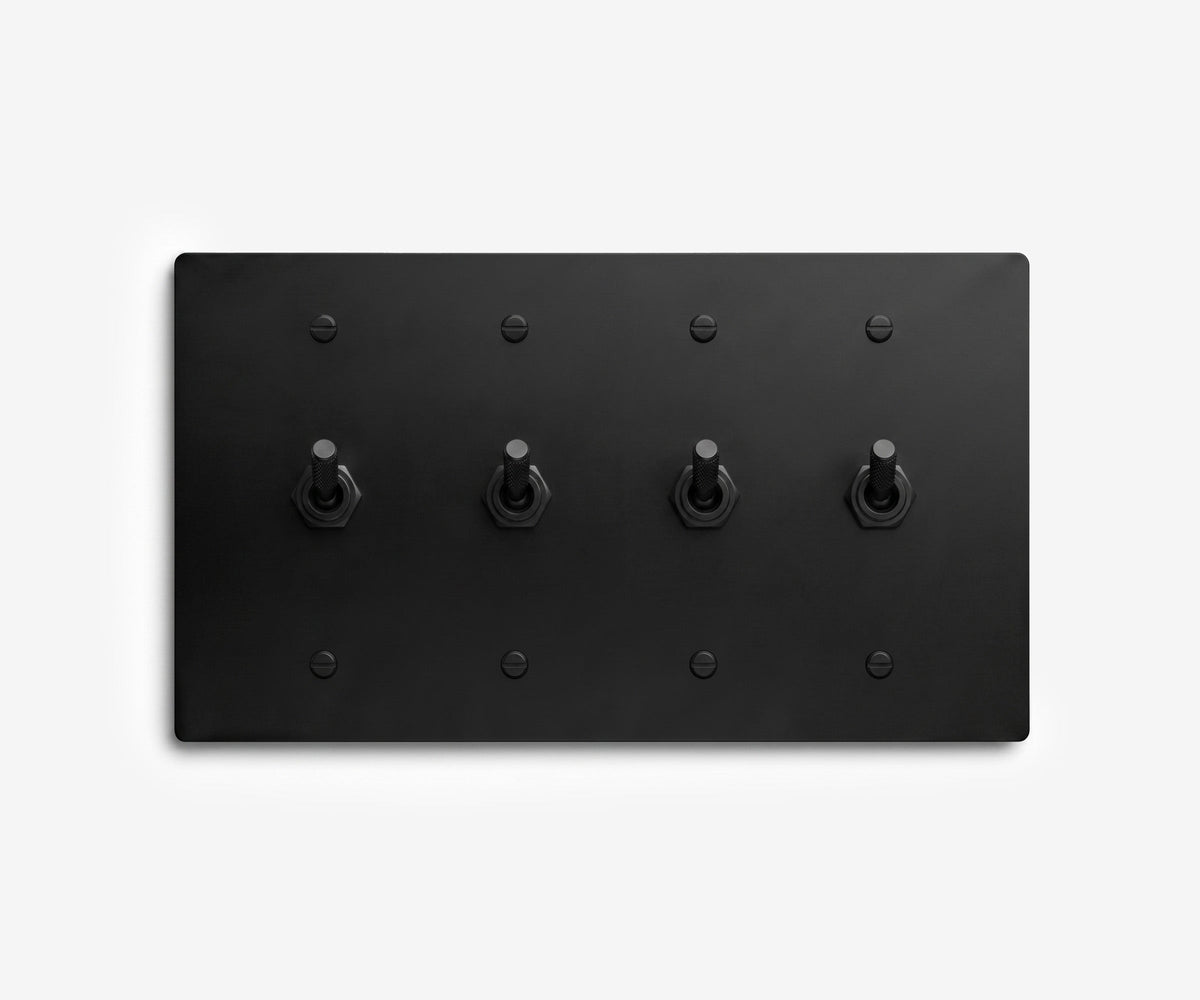Stainless Steel Switch Plate - 4 Gang, view 9